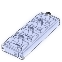 Bild von 4-Fach Akkuladegerät für Intermec CK61 und PB42 *EOL*