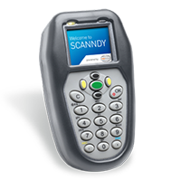 Cradle inkl Gummischutz SCANNDY Akku Bluetooth Barcodescanner Panmobil
