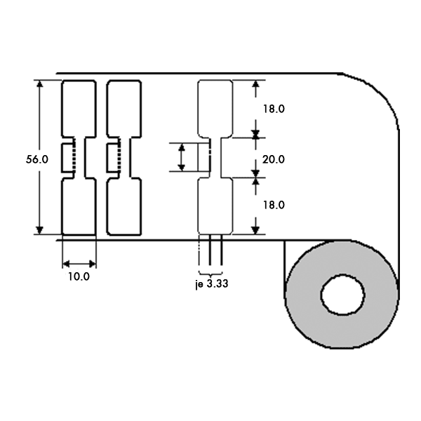 Bild von Etiketten Kit "ZA" 2x18x10mm